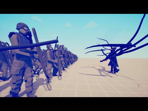 GOD OF DEATH vs 100x RIOT POLICE - Totally Accurate Battle Simulator TABS