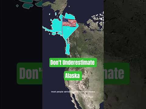 Most People Underestimate Alaska — Here’s Why 😱 | #shorts #alaska #geopolitics #map #shortsfeed