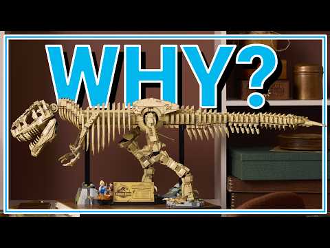 The terrible origins of LEGO's T-rex skeleton