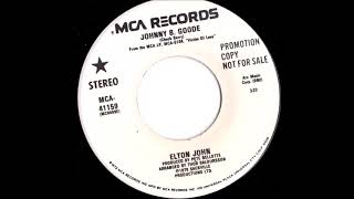 Elton John Johnny B. Goode 7&quot; promo