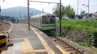 preview picture of video '秩父鉄道7500系 上長瀞駅到着 Chichibu Railway 7500 series EMU'