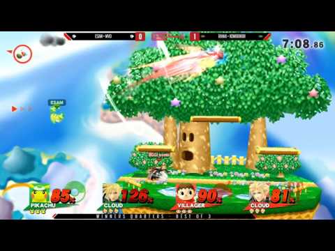 ESAM & MVD vs Komorikiri & Ranai - GENESIS 4 - Wii U Doubles WQFs