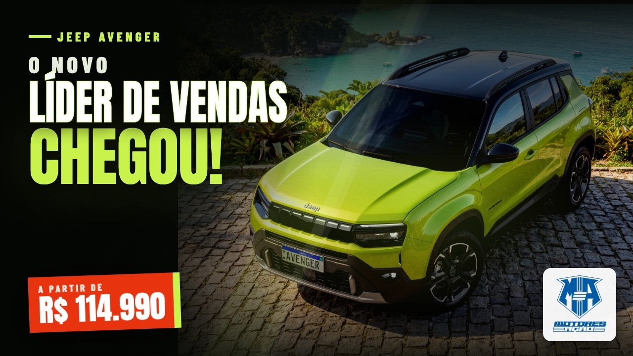 Jeep Avenger chega ao Brasil — preços, versões e o que muda na categoria B-SUV