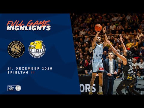 Basketball Löwen Braunschweig vs. EWE Baskets Oldenburg - Full Game Highlights - Spieltag 11, 25/26