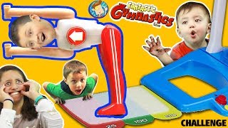 FANTASTIC GYMNASTICS CHALLENGE!  Losers Eat Baby Shawn Poop Diaper?  FUNnel Vision Flips & Fails Fun