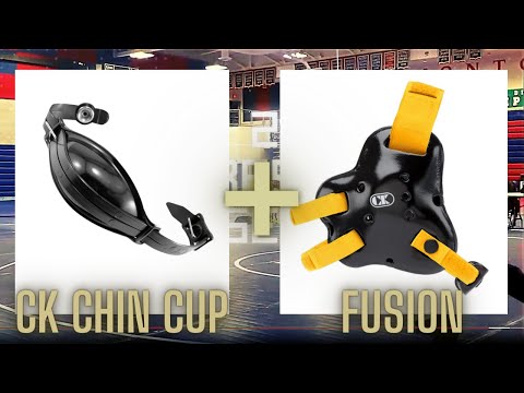 CK CHIN CUP ON A CK FUSION HEADGEAR (CLIFF KEEN)