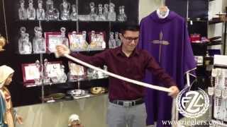How To Tie A Cincture for Mass - F.C. Zieglers -Catholic Art and Gifts