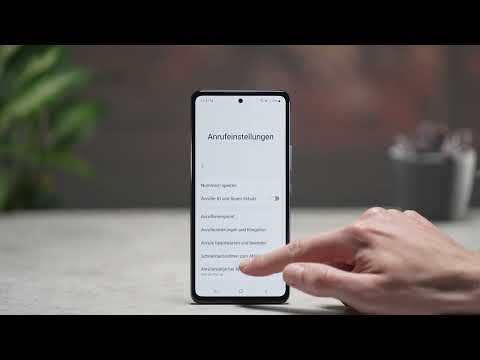Galaxy A53 5G: Telefon-App - Grundeinstellungen