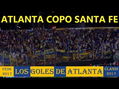 La hinchada de Atlanta en Santa Fe - Atlanta 2-1 Belgrano - Copa Argentina 2017