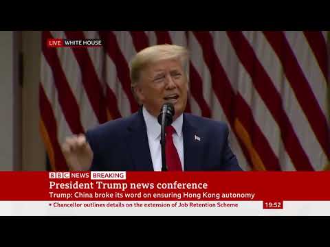 特朗普："我們正在終止與世衛組織的關係" - BBC News (Trump: 'We are terminating relationship with WHO' - BBC News)