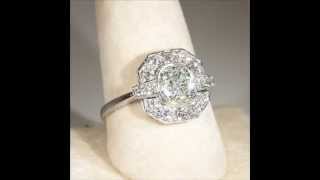 Art deco engagement rings design ideas