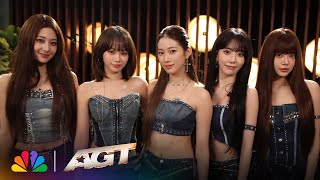 LE SSERAFIM Performs "Pearlies (My oyster is the world)" | AGT Music Room thumbnail