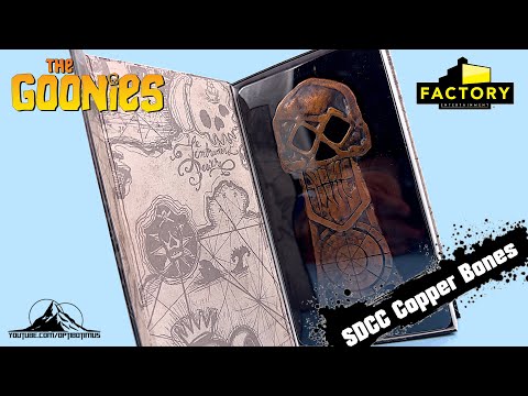 2023 Convention Exclusive Factory Entertainment The Goonies COPPER BONES Prop Replica Video Review
