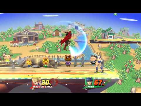 SSB4 Zss vs Marth