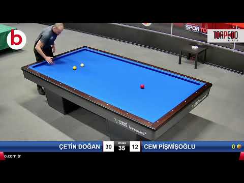 ÇETİN DOĞAN & CEM PİŞMİŞOĞLU Bilardo Maçı - 2022 ERKEKLER 1.ETAP-1.TUR