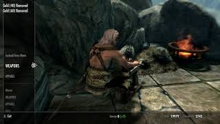 How to sell many items to the same Merchant - Skyrim
