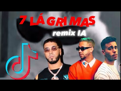 7 LÁGRIMAS - (remix IA) Anuel AA, Soge Culebra, Mora, jgomusic