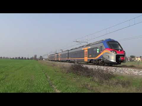 Riprese ferroviarie varie #6 (con ALn 668 e E 191 GTS in prova) / Italian trains / Italienische Züge