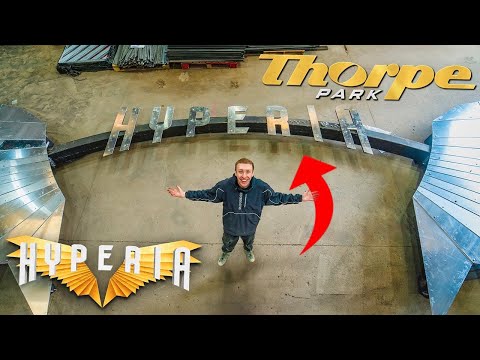 HYPERIA’s Huge Entrance Sign! | THORPE PARK