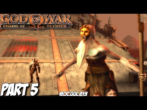 GOD OF WAR CHAINS OF OLYMPUS GAMEPLAY WALKTHROUGH PART 5 CHARON BOSS FIGHT - PS3 LETS PLAY