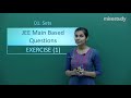 JEE Mathematics 01 Sets JEE Main Pattern Question Exercise In English By Misostudy