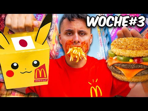 1 MONAT nur bei MCDONALDS ESSEN *Selbstexperiment* I McMathon Woche 3 in JAPAN