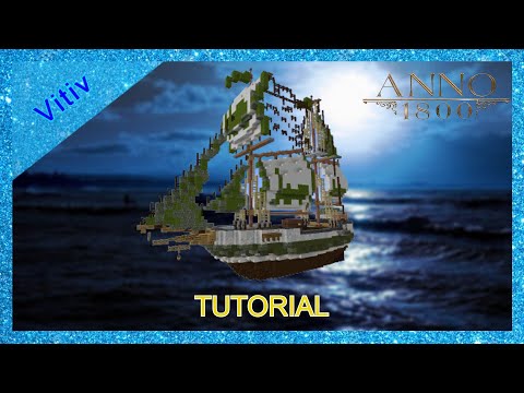 Anno 1800 Schooner in Minecraft - 1:1 Scale - Tutorial