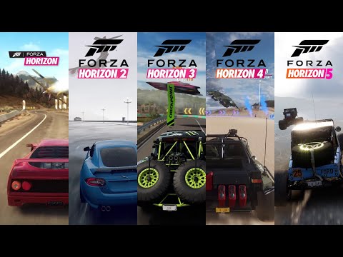 Forza Horizon All Showcase Events From 2012 to 2021 - Forza Horizon to Forza Horizon 5