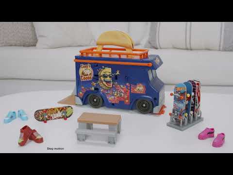Mattel HW rinkinys „Taco riedlenčių parkas“ video