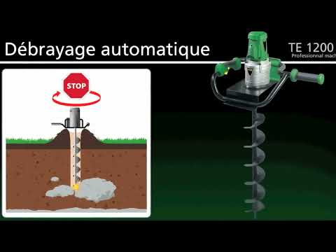 Tarière électrique - 1200W - 120 mm - TE 1200B FARTOOLS