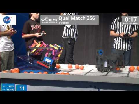 VEX Worlds 2016 - VEXIQ Middle School - Science - Qual 356 (11575 10740D) 63