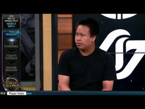 Reginald and HotshotGG with some Trash Talk before the TSM vs CLG match!