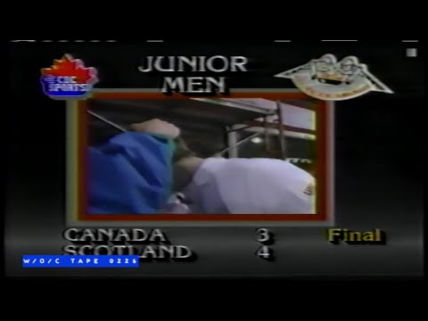 CBC Sports "Uniroyal World Junior Curling Championships" - Mar. 24th, 1990 [Partial]