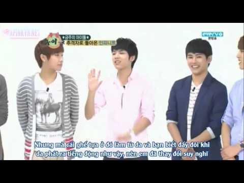 [APINKVN][Vietsub]  Woohyun (Infinite) Message to Bomi  @ MBC Weekly Idol
