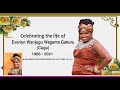 Celebrating The Life Of Everlyn Wanjugu Wagema Gakuru Cugu