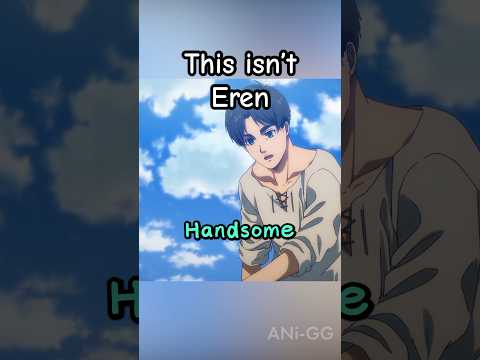 Eren looks totally Diffrent here, Why? #attackontitan #eren #shingekinokyojin #shorts