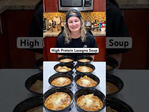 High Protein Lasagna Soup