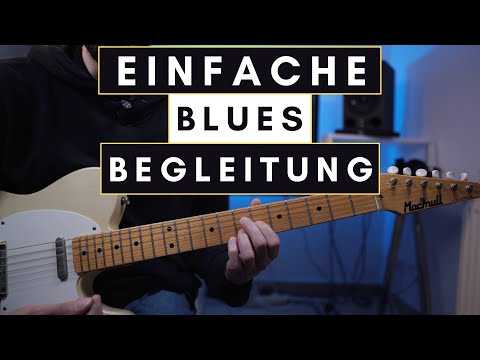 Blues Rhythmus auf der Gitarre lernen - Begleitung mit Dreiklängen