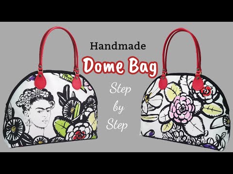 EP 78  DIY How to sew Dome bag / Half moon bag วิธีทำกระเป๋าถือทรงโดม