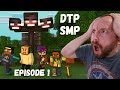 Minecraft My CRAZY FIRST WEEK On The DTP SMP CASTLE TOUR