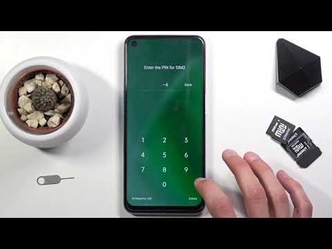 How to Insert Nano SIM and Micro SD Card on OPPO A54 5G - Set Up SIM and SD