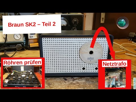 UKW Empfang schwach, Netzschalter, Röhrenprüfung,  - Braun SK2b Teil 2