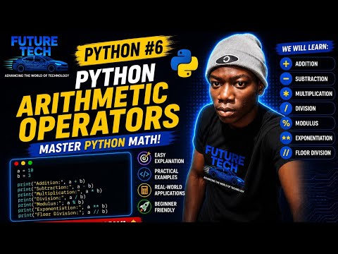 Python For Beginners 6 Arithmetic Operators