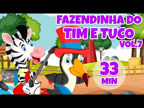 Fazendinha do Tim e Tuco Vol. 7 - Giramille 33 min | Desenho Animado Musical
