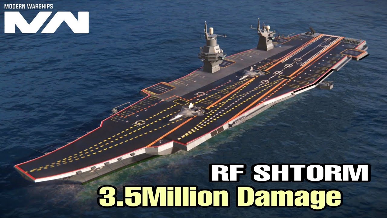 Modern Warships: RF SHTORM_  3.5 Million Damage??