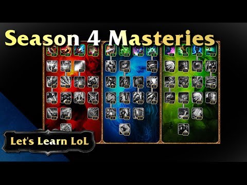 Let's Learn LoL - Season 4 Masteries