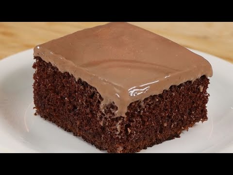 Cuando hago un pastel de chocolate como este, todos me preguntan por la receta.