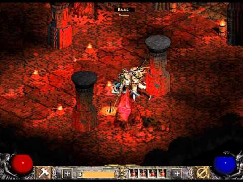 Diablo II LoD - Final Boss Baal fight on lvl 36 Paladin