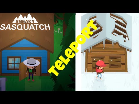 How To UNLOCK Teleportation Spots! - Sneaky Sasquatch