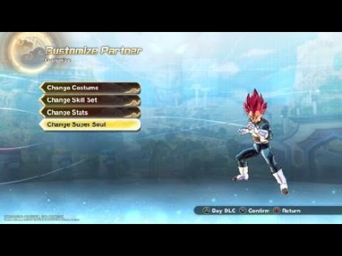 Super Saiyan God Vegeta Custom Mentor all Moves, stat types and super souls.